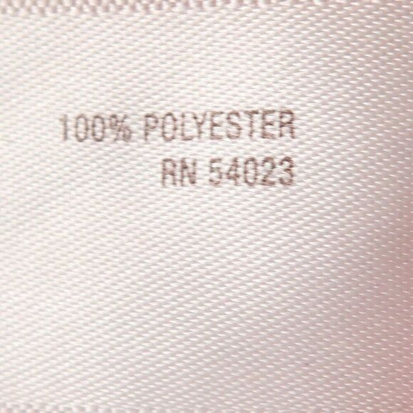 OLD NAVY HOT PINK 1/2 SLEEVE V NECK SHEER BLOUSE WITH RUFFLE HEM SIZE MEDIUM - Picture 3 of 6